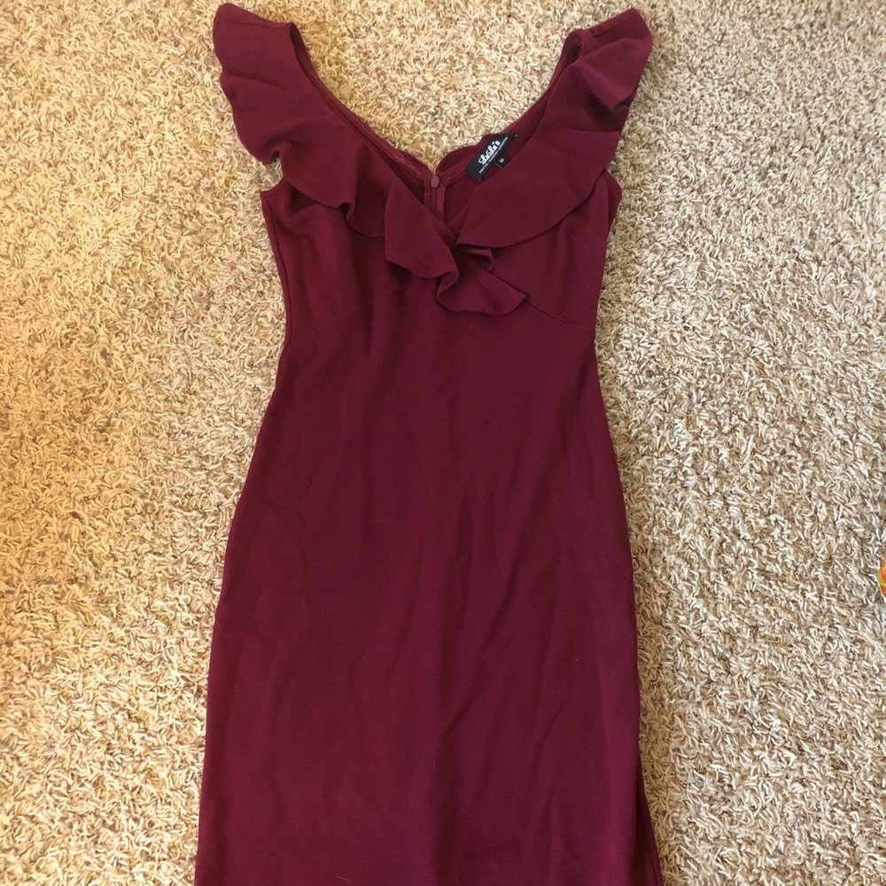 Lulu’s Plum Bodycon Dress